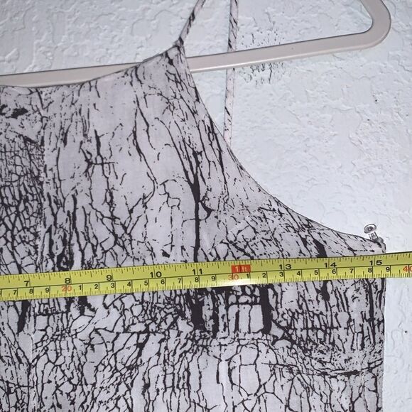 Betro Simone Rayon Lightweight Maxi Dress White Black Size XS - Picture 6 of 10